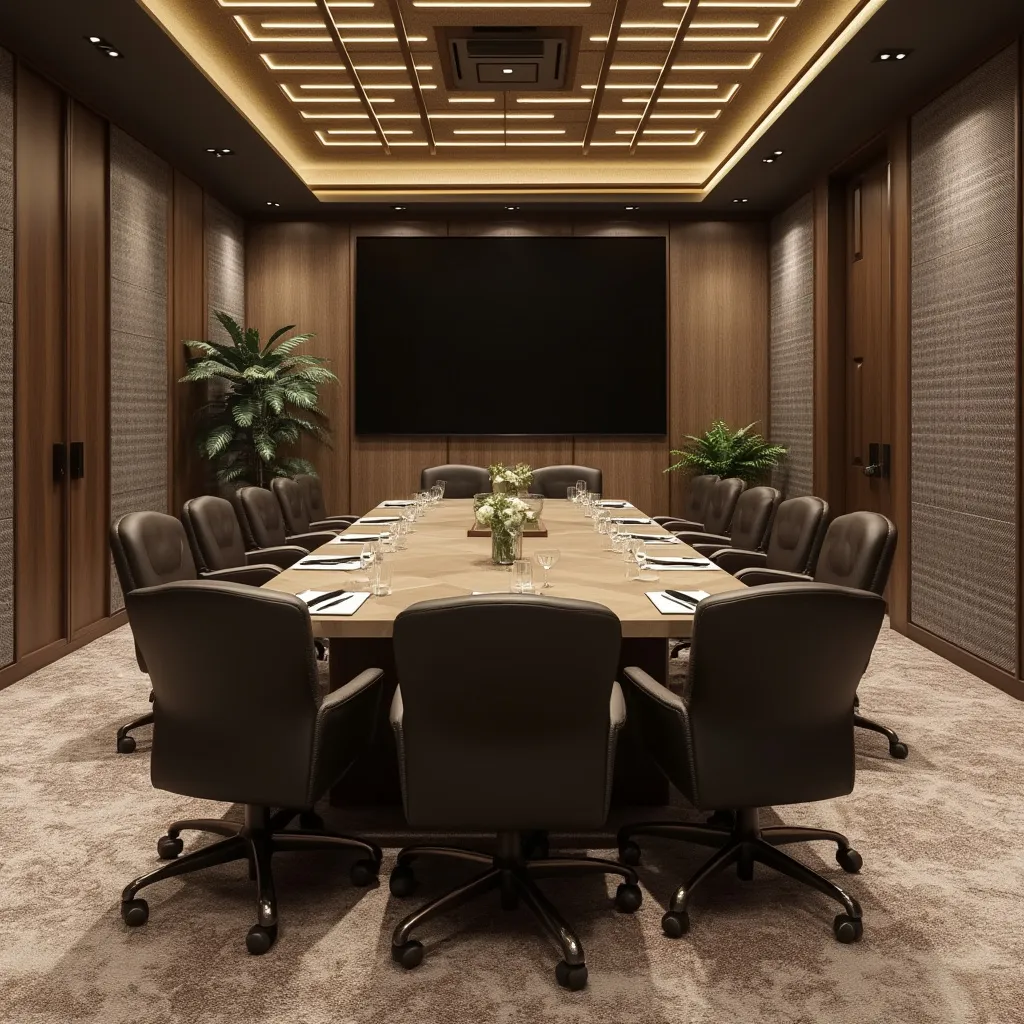 Sala de reuniones ejecutiva de FinanzasConsult